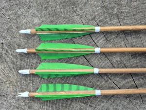 ZESTAW 12szt strzał  11/32", w jednym spinie 38, świerk, L=33"