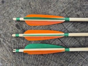 ZESTAW 12szt strzał  11/32", w jednym spinie 68, świerk