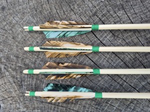 ZESTAW 12szt strzał  5/16", w jednym spinie 32, świerk