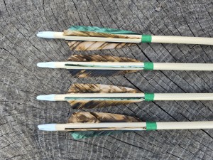 ZESTAW 12szt strzał  5/16", w jednym spinie 31, świerk