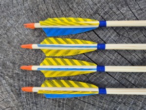 ZESTAW 12szt strzał  5/16", w jednym spinie 33, sosna