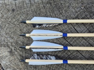 ZESTAW 12szt strzał  5/16", w jednym spinie 40, świerk