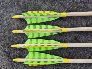 ZESTAW 12szt strzał  5/16", w jednym spinie 52, sosna