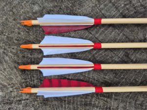 ZESTAW 10szt strzał  5/16", w jednym spinie 36, cedr