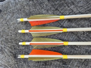 ZESTAW 12szt strzał  5/16", w jednym spinie 38, świerk