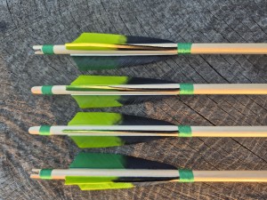 ZESTAW 12szt strzał  5/16", w jednym spinie 30, cedr