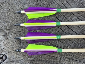 ZESTAW 12szt strzał  5/16", w jednym spinie 25, świerk