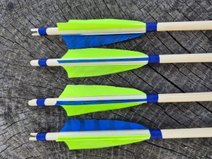 ZESTAW 12szt strzał  5/16", w jednym spinie 28, świerk