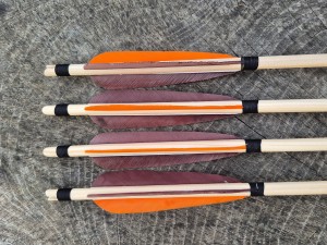 ZESTAW 12szt strzał  11/32", w jednym spinie 49, świerk