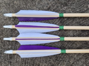 ZESTAW 12szt strzał  11/32", w jednym spinie 37, świerk