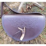 Torba skórzana na ramię brązowa