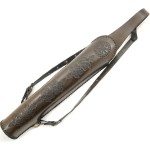 Kołczan półokrągły pleciony rzemieniem Vegvisir