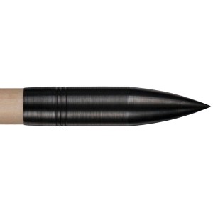 ZESTAW 3szt - Grot nakręcany BULLET TopHat stal oksydowana 11/32" 125gn